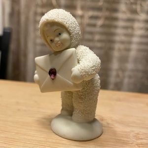 February, Dept 56 Snowbabies Figurine amethyst birthstone
